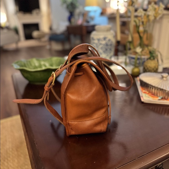 ๐ค VINTAGE COACH LEATHER DAYPACK BRITISH TAN! - Picture 11 of 14